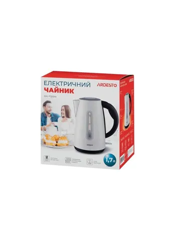 Електрочайник EKL-F300W 1.7 л білий Ardesto (271553388)