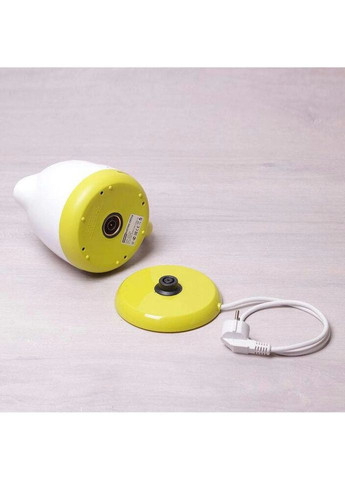 Електрочайник білий із салатовим на 1 л KM-1719A Kamille (271552098)