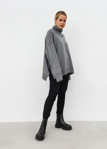 Сірий зимовий светр вільного крою romashka Ромашка Норвегія