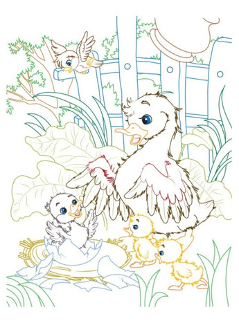 Заєць і півень. Розмальовка для хлопчиків і дівчаток Пегас (271666572)