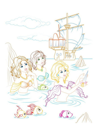 Улюблені казки. Розмальовка для хлопчиків і дівчаток Пегас (271666623)