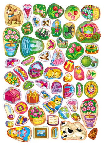 Принцессы. Развивающие наклейки Пегас (271666581)