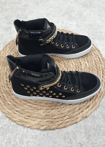 Чорні снікерси Glitz&Glam