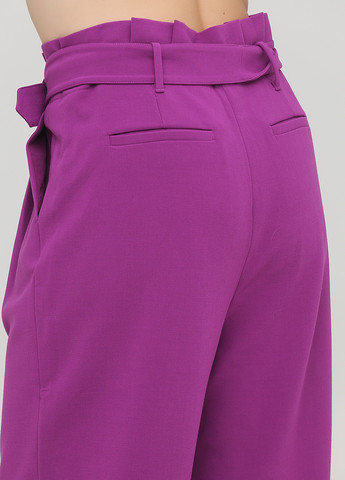 Фиолетовые кэжуал демисезонные брюки Boden