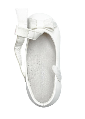 Белые туфли на липучке Kimboo