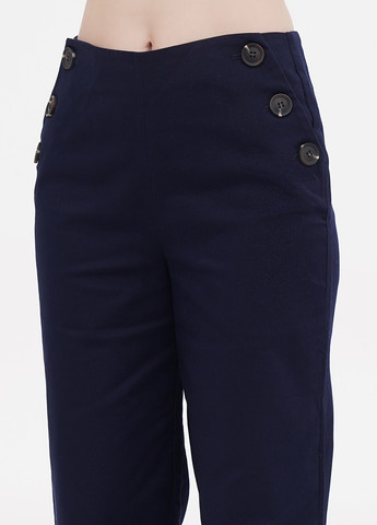 Темно-синие кэжуал демисезонные брюки Boden
