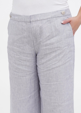 Серые кэжуал демисезонные брюки Boden
