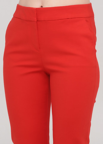 Красные кэжуал демисезонные брюки Boden