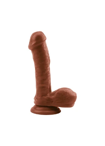 Фалллоимитатор с мошонкой Gentle Black Penis Chisa (271841077)