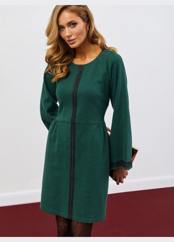 Зелена коротка сукня зеленого кольору Dressa