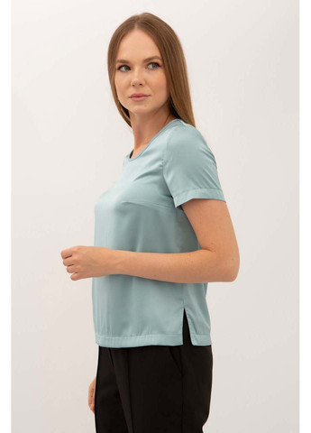 Мятная демисезонная блуза Lesia Ламін 210