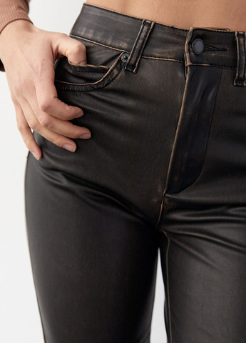 Женские кожаные штаны в винтажном стиле Lurex (271960766)