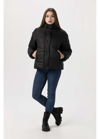 Черная зимняя куртка зимняя LAWA