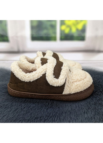 Тапочки жіночі чуні із задником на липучці з хутром Lion (271997770)