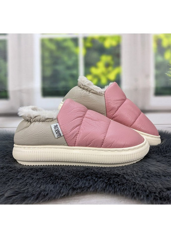 Тапочки жіночі чуні із задником еко-шкіра на хутрі Lion (271997784)