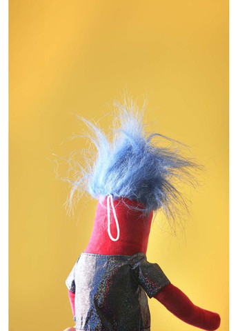 Мягкая игрушка однотонные волосы сосиска 40 см No Brand (272104915)