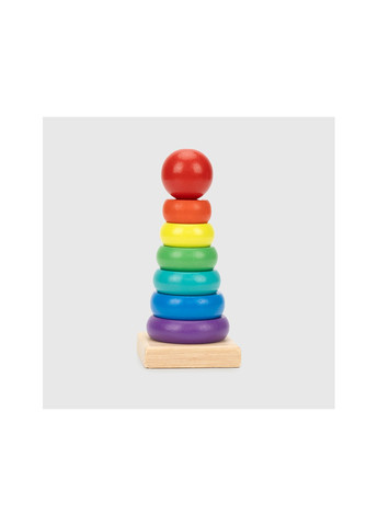 Іграшка дерев'яна Пірамідка MWZ-0183 No Brand (272592856)