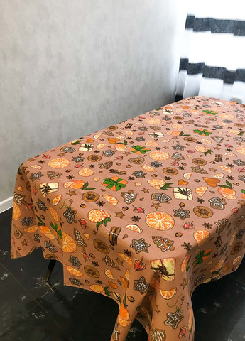 Новогодняя скатерть "Цитрус" 1.5м х 1.1м (кухонный стол) Homedec - (272112037)
