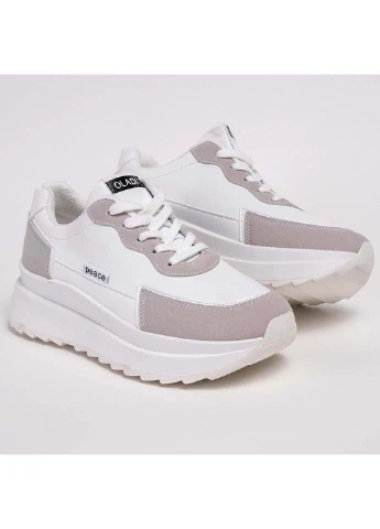 Кроссовки женские Fashion белые демисезоны (272598891)