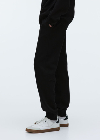 Спортивні штани Чорний Спортивний Демісезон H&M (272129149)
