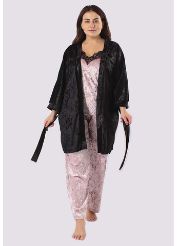 Комбинированный комплект (халат, майка, брюки) Ghazel Хлоя
