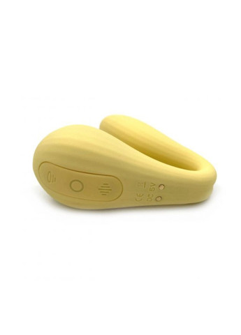 Вакуумний вагінально-кліторальний стимулятор Bobi Yellow, керування зі смартфона Magic Motion (272615766)