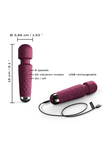 Минивибромассажер Wand Mini Wanderful Plum Dorcel (272615598)