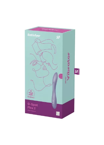 Универсальный вибратор G-Spot Flex 2, гибкий ствол с фиксацией положения Satisfyer (272615677)