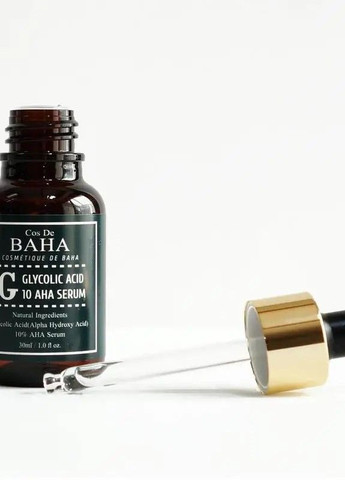 Сыворотка-пилинг с гликолевой кислотой Clycolic Acid 10 AHA Serum Cos De Baha (272798647)