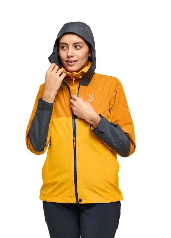 Жовта куртка Haglofs