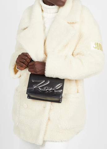 Сумка женская кожанная Karl Lagerfeld K/SIGNATURE SM SHOULDERBAG (274824976)