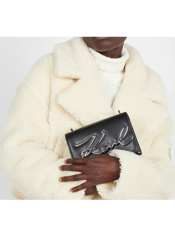 Сумка женская кожанная Karl Lagerfeld K/SIGNATURE SM SHOULDERBAG (274824976)