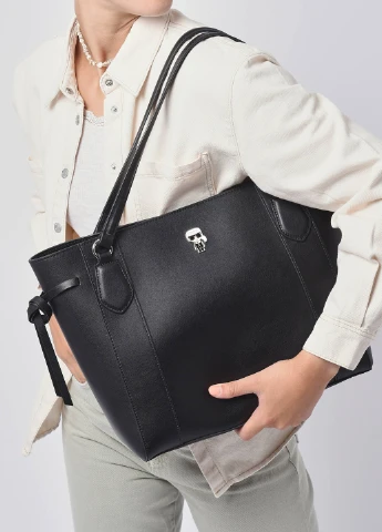 Сумка жіноча шкіряна Karl Lagerfeld K/IKONIK LEATHER TOTE (274824977)