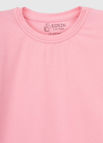 Рожева демісезонна футболка Ecrin