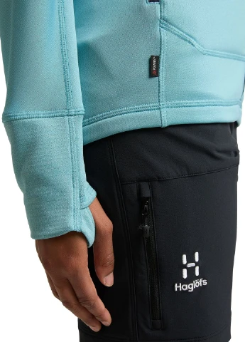 Голубая куртка Haglofs