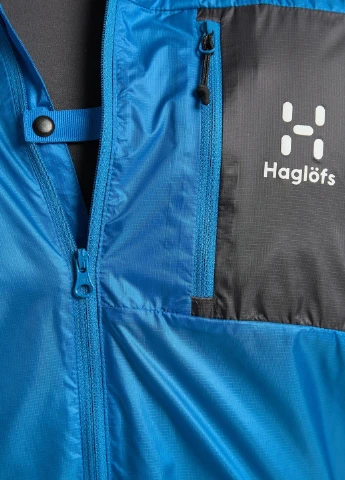 Синяя куртка Haglofs