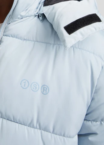 Світло-блакитна демісезонна куртка Bershka