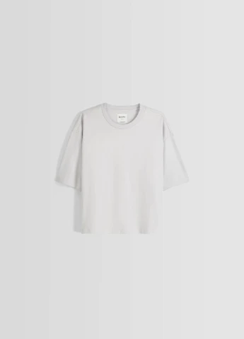 Жемчужная футболка Bershka