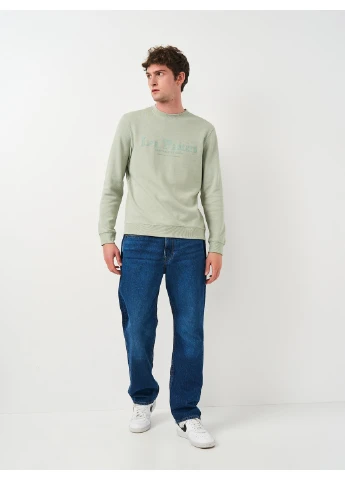 Зелений світшот H&M напис (269241760)