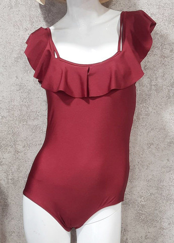 Бордовий купальник No Brand