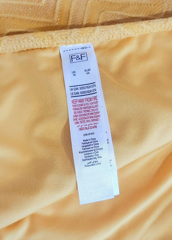 Желтые купальные плавки F&F