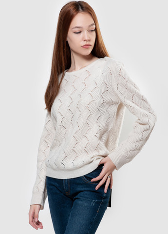 Белый зимний свитер Suncoo