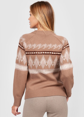 Коричневый зимний свитер Panicale