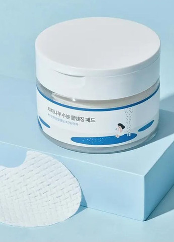 Освіжаючі тонер-педи BIRCH JUICE Moisturizing Pad 80 шт Round Lab (273041877)