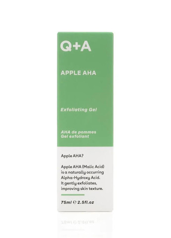 Отшелушивающий гель с кислотами для лица Apple AHA Exfoliating Gel 75ml Q+A (273041892)