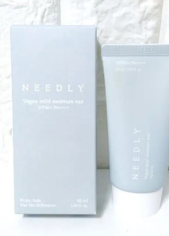 Needly Увлажняющий солнцезащитный крем с растительным скваланом SPF 50+ PA++++ 50 ml — Крем, Южная Корея (273041862)