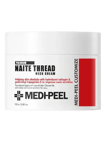 Крем для шиї підтягуючий з пептидним комплексом Medi-Peel Naite Thread Neck Cream Medi Peel (273041812)