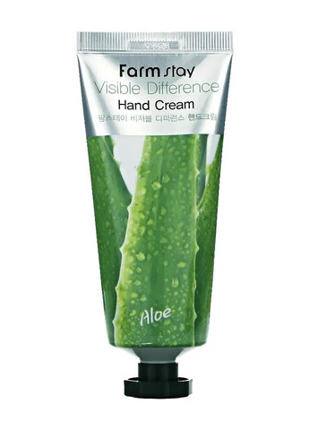 FarmStay Крем для рук з алое Visible Difference Hand Cream Aloe, 100 мл — Крем, Південна Корея (273041805)
