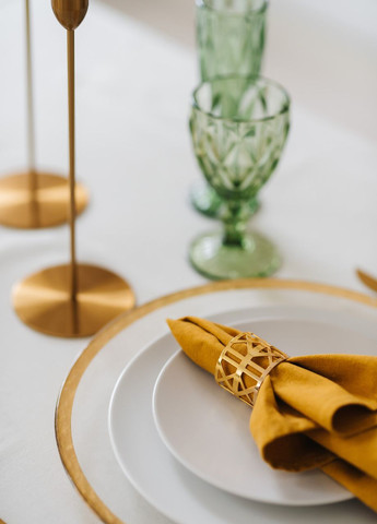 Кільця для серветок набір 14 шт. сервірувальних кілець для ресторанів кафе та дому REMY-DECOR Леман (273182721)