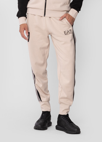 Бежевые кэжуал зимние брюки Emporio Armani